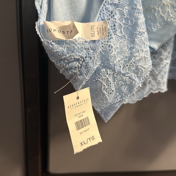 Aeropostale Light Blue Lace Bralette - Picture 3 of 4